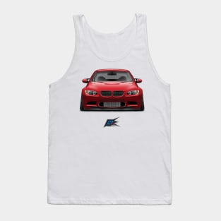 bmw m3 v8 red Tank Top